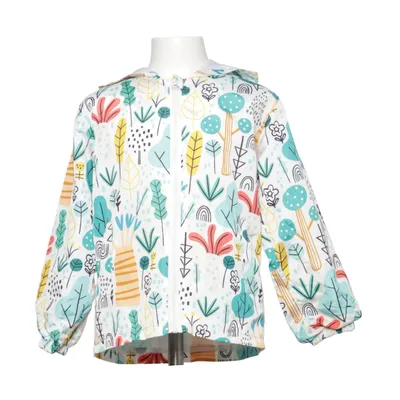 Rain jacket (White, Multicolored) from Jomake Polyester