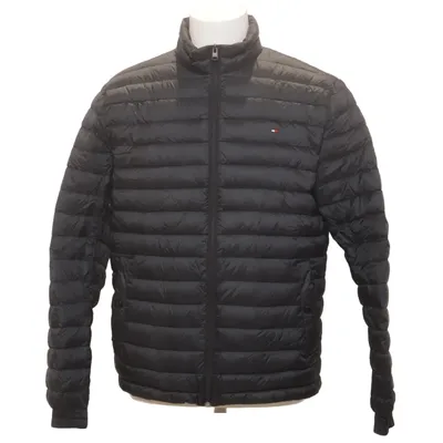 Windjack (Zwart) van Tommy Hilfiger Dons, Veer, Polyamide