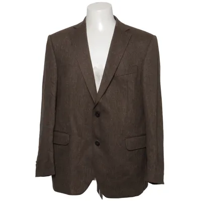 Blazer (Brown) from Lanificio di Pray Acetate, Viscose