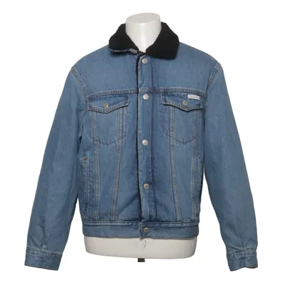 Veste en jeans fourrée (Bleu, Noir) de Calvin Klein Coton