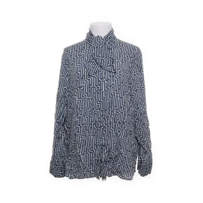 Pussy bow blouse (White, Blue) from GP & J Baker X H&M Lyocell, Viscose