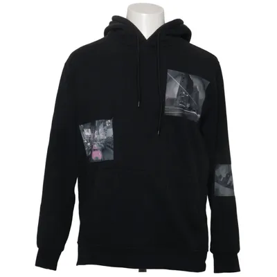 Huvtröja (Svart) från Forever 21 Men Bomull, Polyester