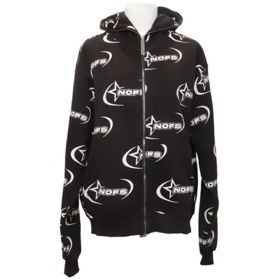 Huvtröja (Svart, Vit) från Nofs Bomull, Polyamid, Polyester