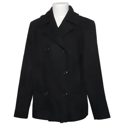 Caban (Noir) de Jennifer Taylor Polyester, Viscose, Laine