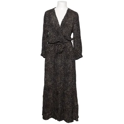 Wrap dress (Black, Multicolored) from Annika Polyester