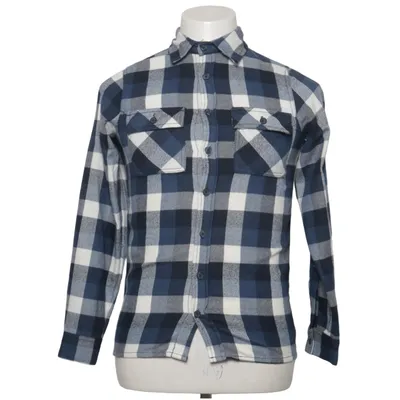 Chemise en flanelle (Bleu, Blanc) de Yigga Polyester
