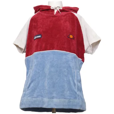 Kortärmad huvtröja (Röd, Blå, Vit) från Ellesse Bomull, Polyester