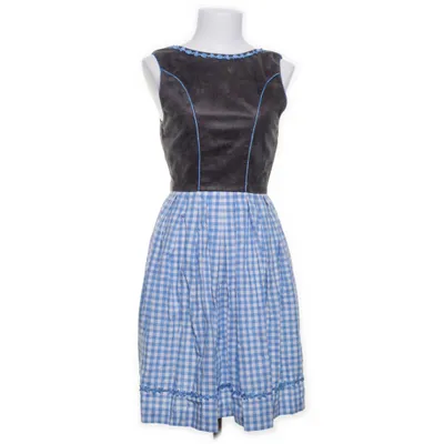 Dirndl (Bruin, Blauw, Wit) van Krüger Madl Katoen, Polyester