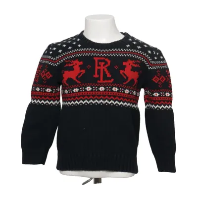 Julesweater (Sort, Rød, Hvid) fra Polo Ralph Lauren Bomuld, Uld