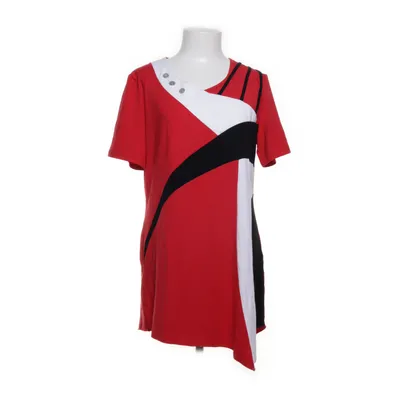 Klänning (Röd, Svart, Vit) från Victoria by AGA Fashion Elastan, Viskos