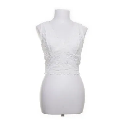 Crop top (Hvid) fra Amisu Elastan, Polyamid, Polyester