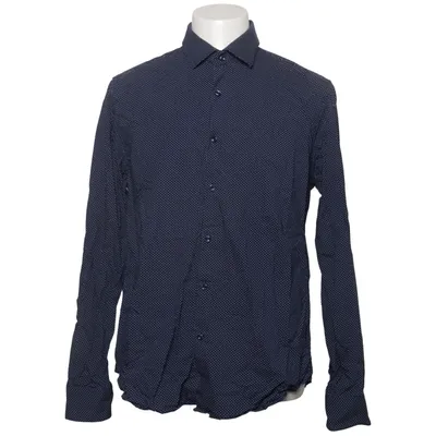 Shirt (Blue, White) from Denim & Flower Cotton, Elastane, Viscose