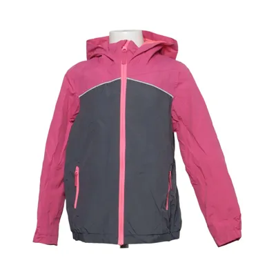 Regnjakke (Pink, Grå) fra Yigga Polyamid, Polyester