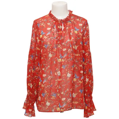 Blouse (Rood, Meerkleurig) van Vetiver Metallvezel, Polyester