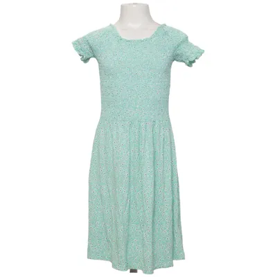 Robe (Vert, Blanc) de Uniq Mini Élasthane, Viscose