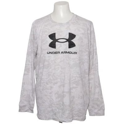 T-shirt (White, Gray) from Under Armour Cotton, Polyester
