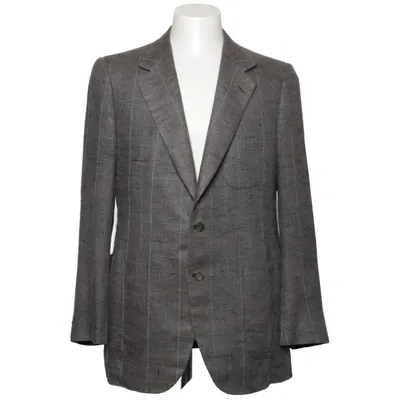 Blazer (Gray) from Brioni Cupro, Silk