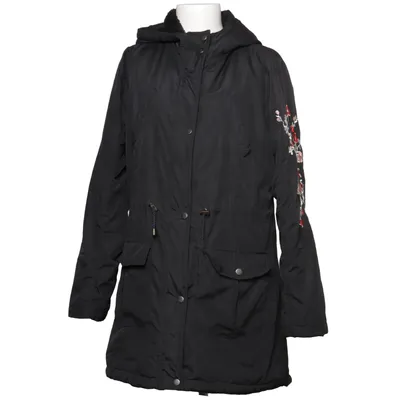 Parka (Black, Multicolored) from Janina Acrylic, Polyester