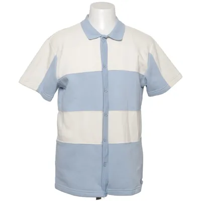 Polotrøje (Blå, Hvid) fra Forever 21 Men Bomuld, Polyester