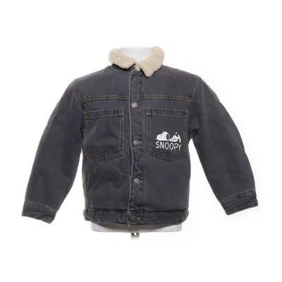 Foret Jeansjakke (Grå, Beige) fra Zara x Peanuts Bomuld