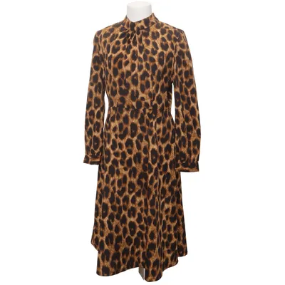 Jurk (Bruin, Zwart) van Banned Retro Polyester