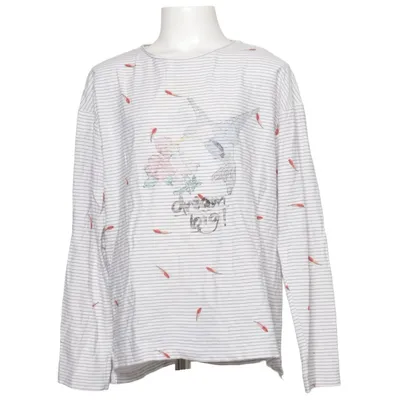 Långärmad t-shirt (Vit, Flerfärgad) från Zara Girls Collection Bomull