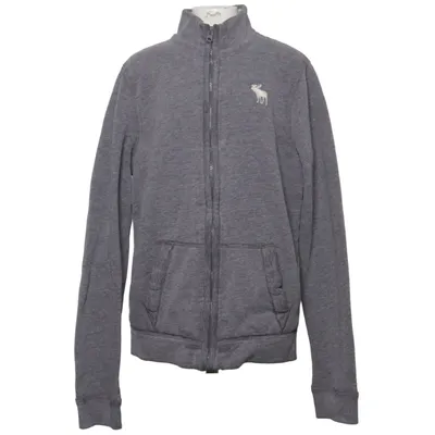 Kapuzenpullover (Grau) von Abercrombie & Fitch Baumwolle, Polyester