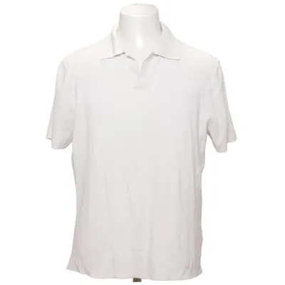 Poloshirt (Weiß) von Mango Baumwolle, Leinen, Polyester, Viskose