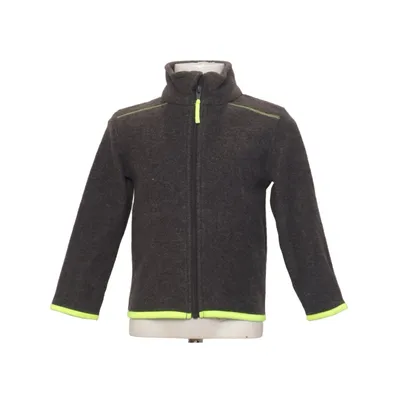 Fleece jacket (Gray, Yellow) from Tissaia Basics Polyester