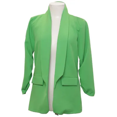 Blazer (Green) from Fashion Style Elastane, Polyester