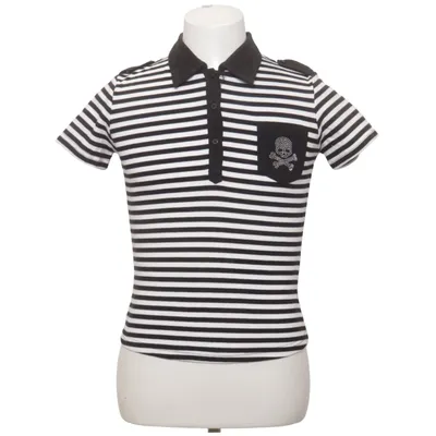 Poloshirt (Zwart, Wit) van Boy London Katoen, Elastaan