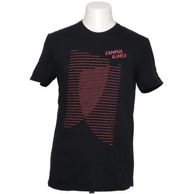 T-shirt (Black, Red) from Gildan Cotton