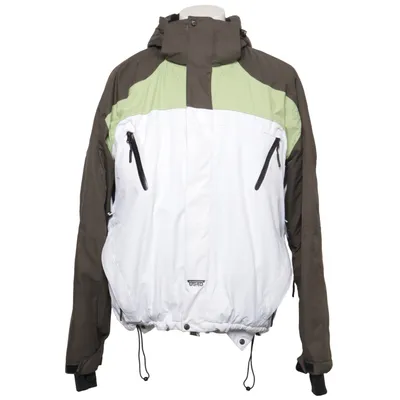 Ski jacket (White, Green) from US40 Polyester