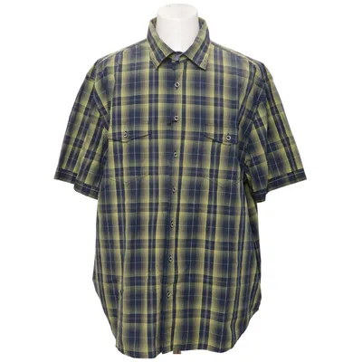 Short sleeve shirt (Blue, Yellow) from Canda C&A Cotton