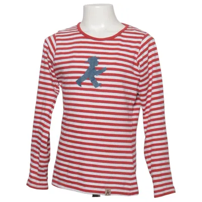Long sleeve T-shirt (Red, White) from Ampelmann Cotton