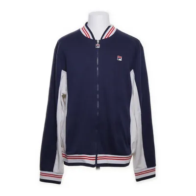 Sports jacket (Blue, White, Red) from Fila Cotton, Polyester