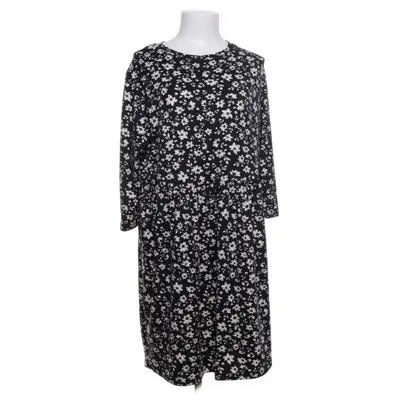 Jurk (Zwart, Wit, Meerkleurig) van Janina Elastaan, Polyester