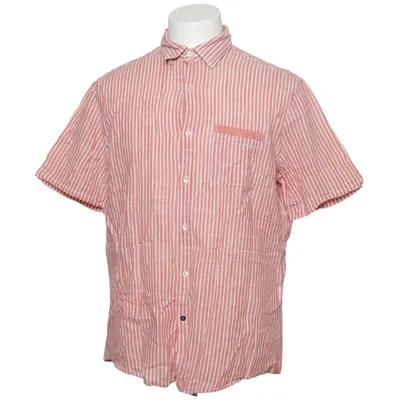 Short sleeve shirt (Red, White) from Pierre Cardin Cotton