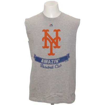 Basketball shirt (Gray, Multicolored) from Majestic Cotton, Polyester