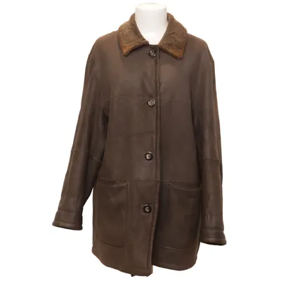 Veste en peau de mouton retournée (Marron) de Cerruti 1881