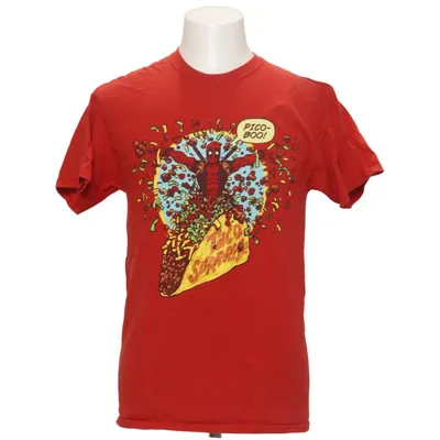 T-shirt (Röd, Flerfärgad) från Lootcrate Bomull