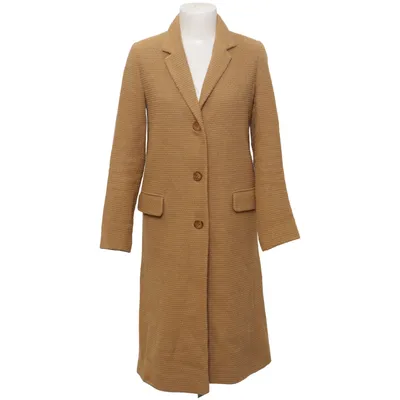 Coat (Beige) from Helene Berman London Acrylic, Cotton