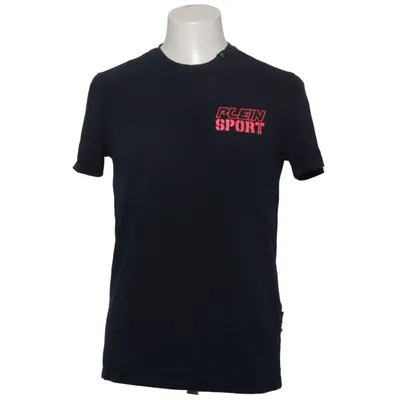 T-shirt (Bleu) de Plein Sport Coton, Élasthane