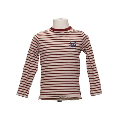 Langærmet t-shirt (Rød, Hvid) fra Okaïdi