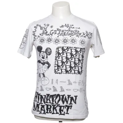 T-shirt (Wit, Zwart) van Chinatown market Katoen