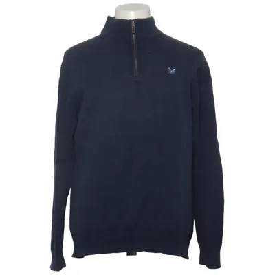 Sweater (Blå) fra Crew Clothing Co. Kashmir, Bomuld