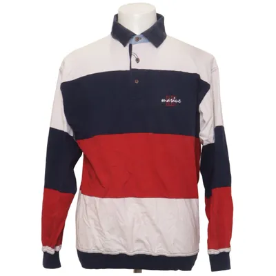 Maillot de rugby (Bleu, Blanc, Rouge) de Marine Bleu Coton