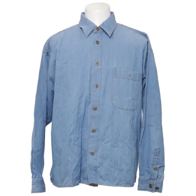 Denim shirt (Blue) from Camargue Cotton