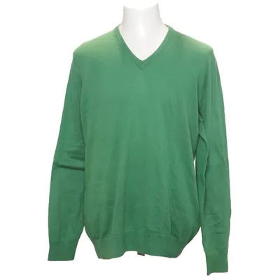 Pullover (Grøn) fra Hackett Kashmir, Bomuld