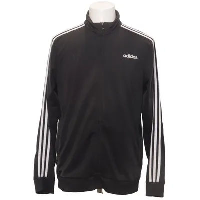 Träningsjacka (Svart, Vit) från Adidas Polyester